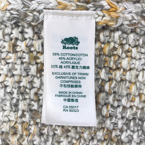 Roots Crochet Sweater w/ Pockets - Picture 6 of 6